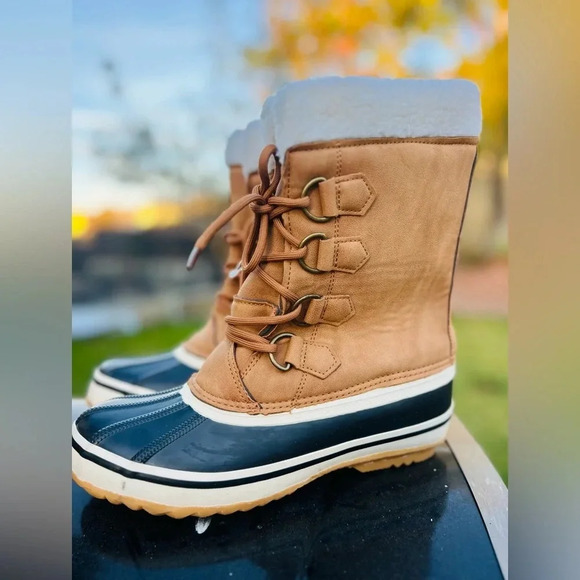 Portland Boot Company Women's Emmett 9" Fleece Cuff Duck Boot size 9 - Picture 3 of 12